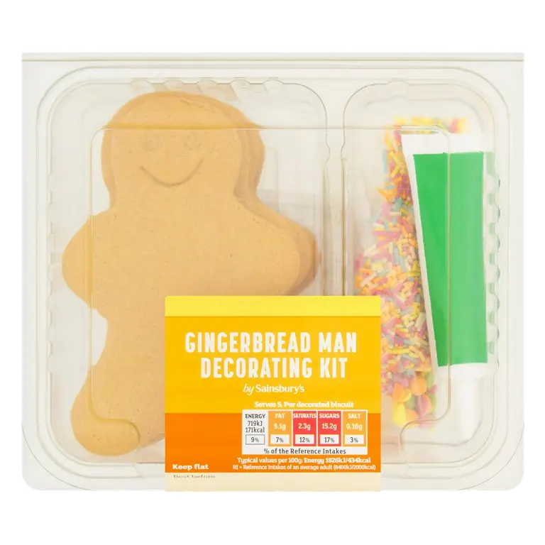 197g Gingerbread Man Decorating Kit