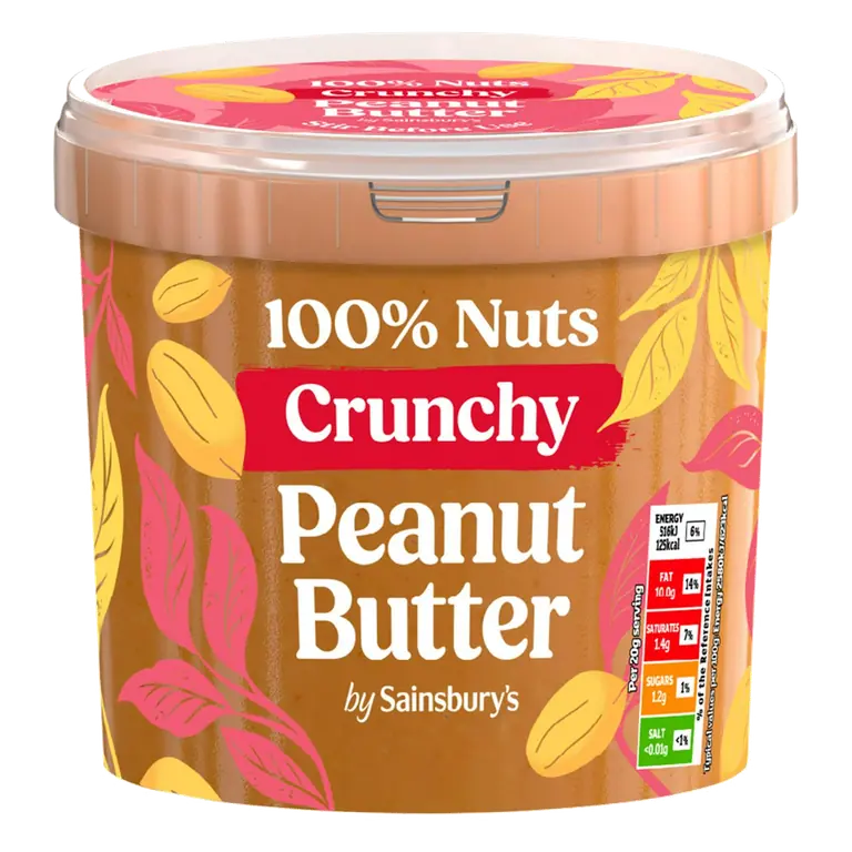 1kg 100% Crunchy Peanut Butter