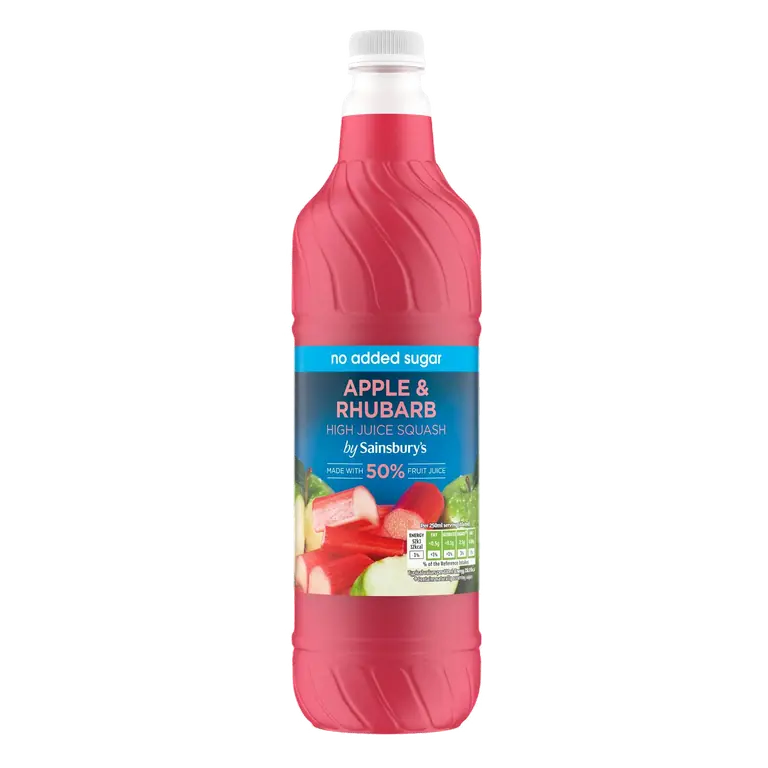 1L Apple & Rhubarb High Juice Squash
