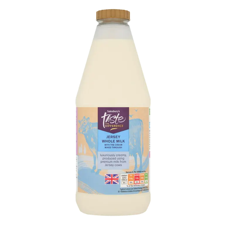 1L Jersey Smooth Milk, Taste the Difference