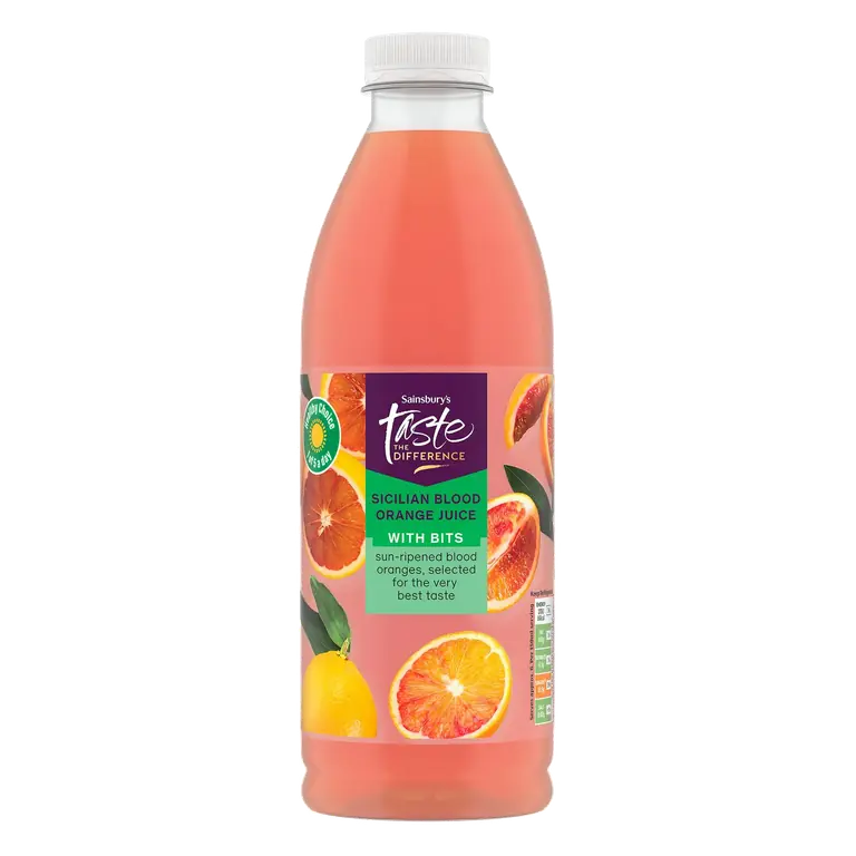 1L Sicilian Blood Orange Juice with Bits, Taste the Difference