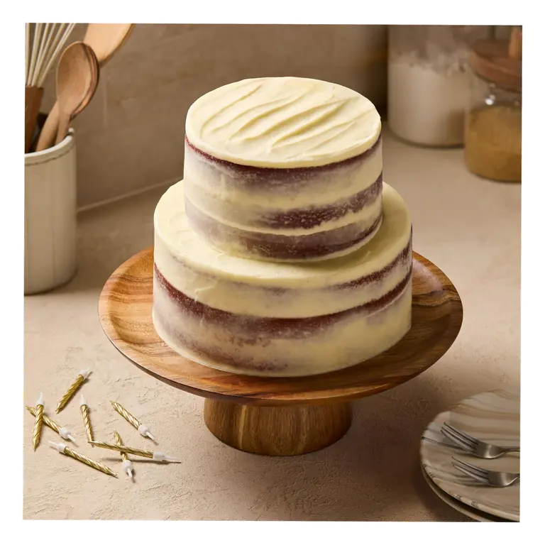 2.2kg Two Tier Red Velvet Naked Cake, Taste the Difference
