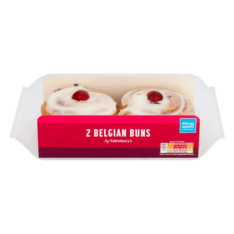 2 x Belgian Buns