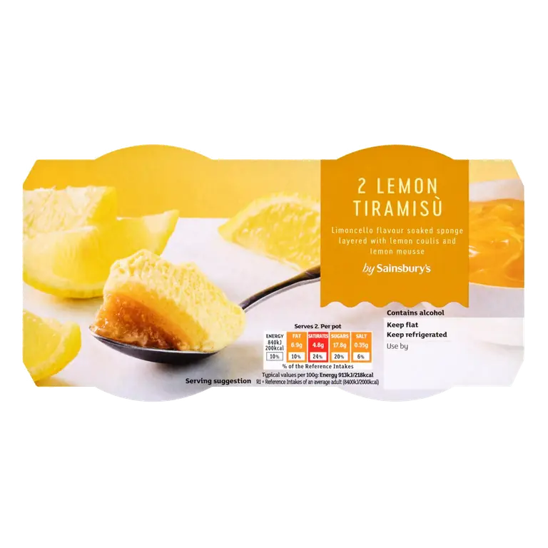 2 x Lemon Tiramisù 92g
