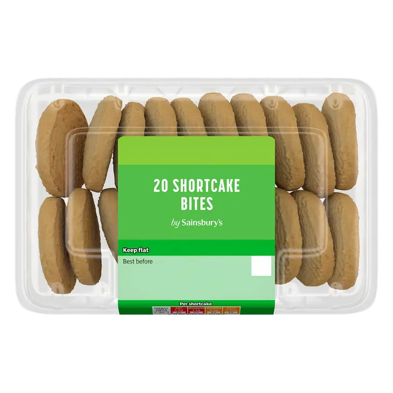 20 x Mini Shortcake Bites