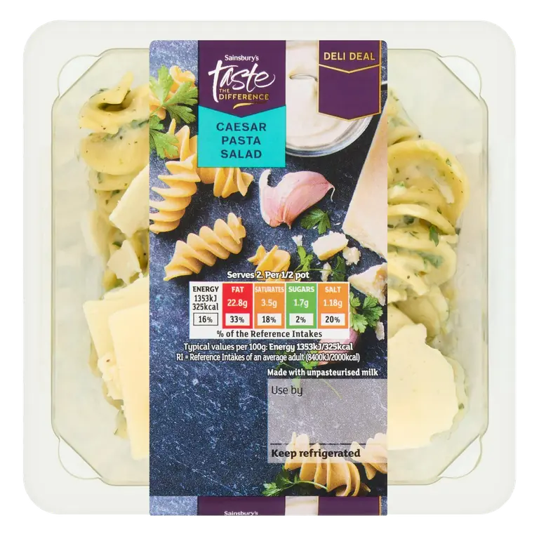 200g Caesar Pasta Salad, Taste the Difference