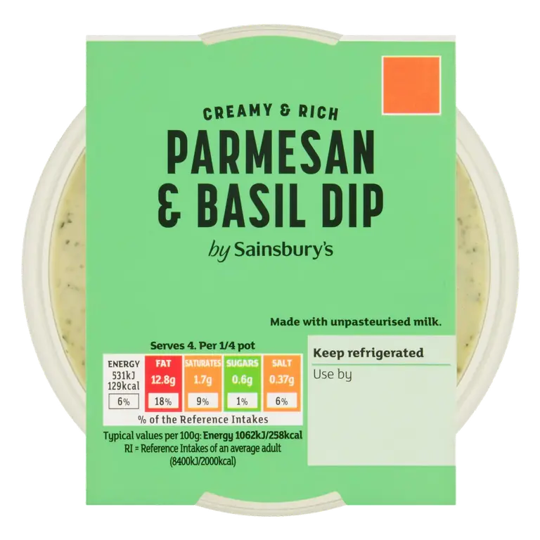 200g Parmesan & Basil Dip