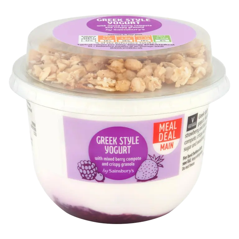 210g Greek Style Berry Granola Yogurt