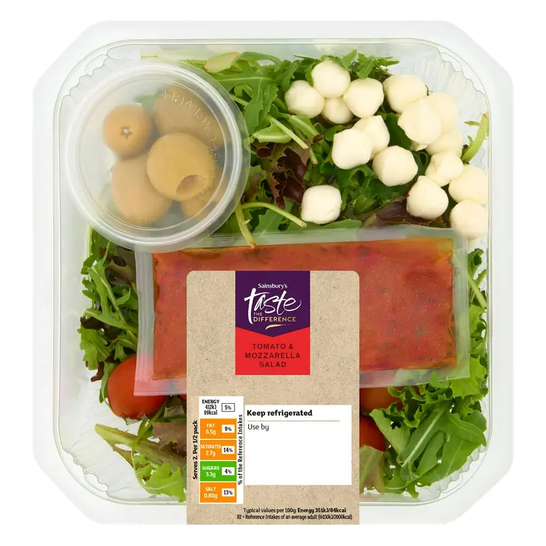 235g Tomato & Mozzarella Salad, Taste the Difference