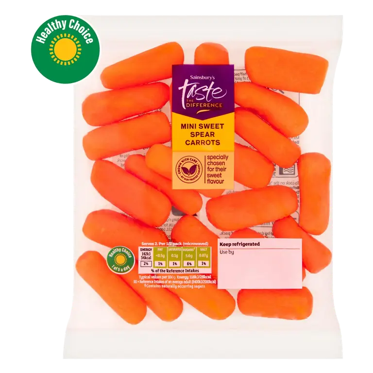240g British Prepared Mini Carrots