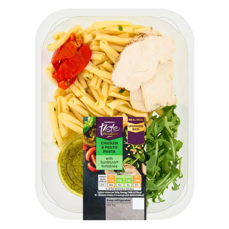 250g Chicken & Pesto Pasta Salad, Taste the Difference
