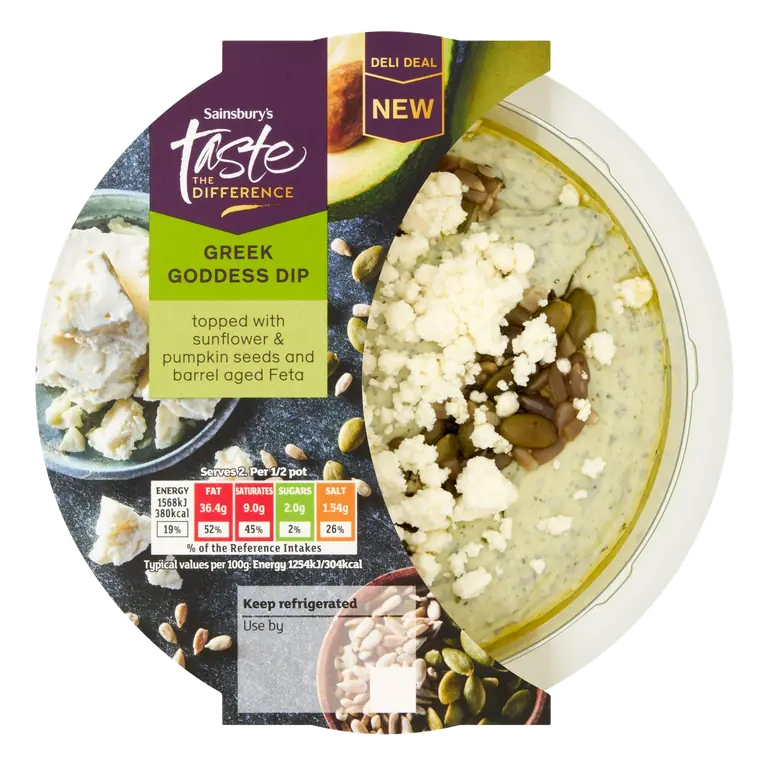 250g Greek Goddess Dip, Taste the Difference