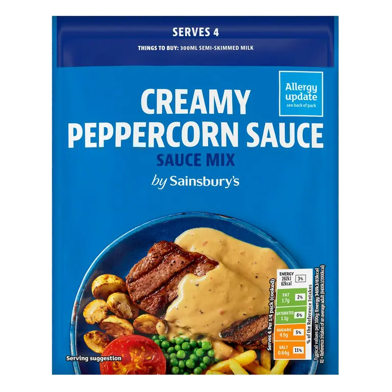 25g Creamy Peppercorn Sauce Mix
