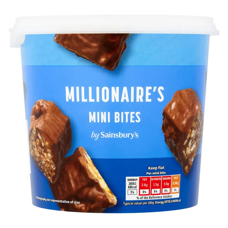 260g Millionaire's Mini Bites Tub