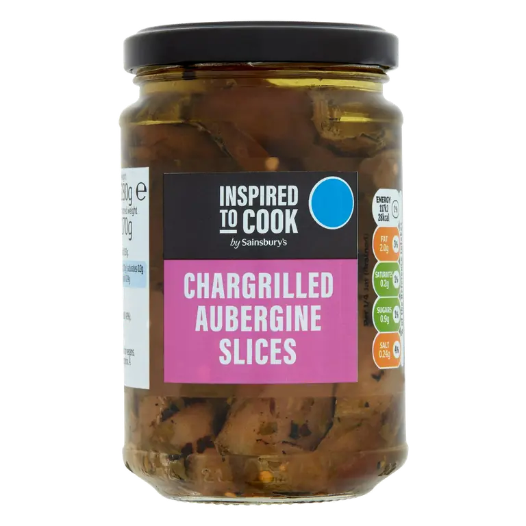280g Chargrilled Aubergine Slices, Inspired to Cook