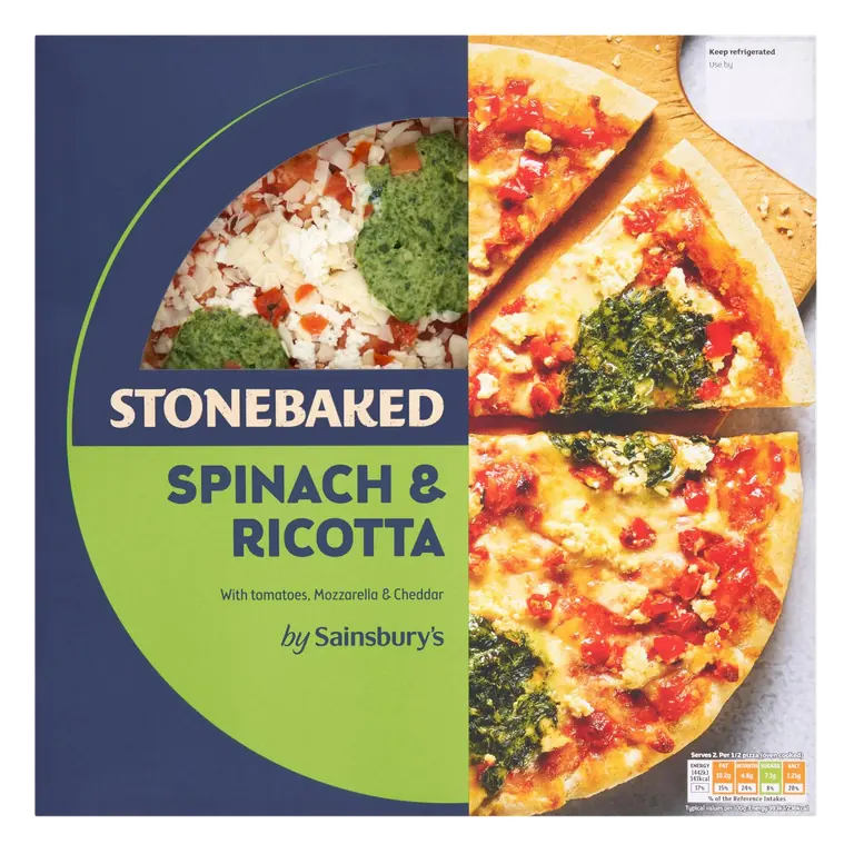 290g Spinach & Ricotta Stonebaked Pizza