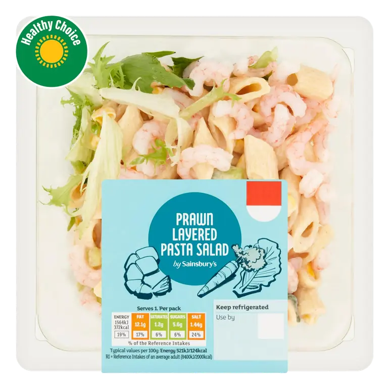 300g Prawn Layered Pasta Salad