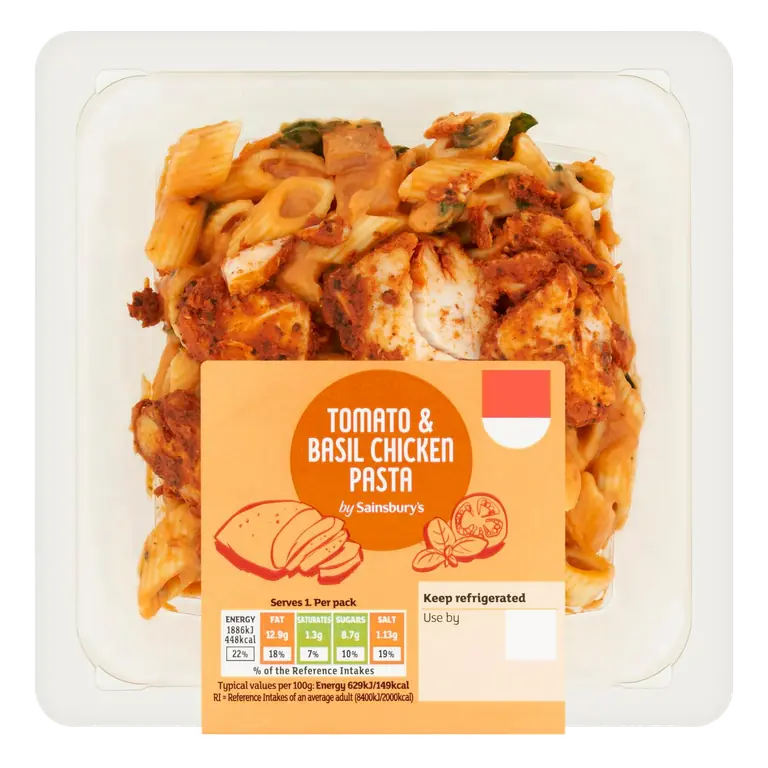 300g Tomato & Basil Chicken Pasta
