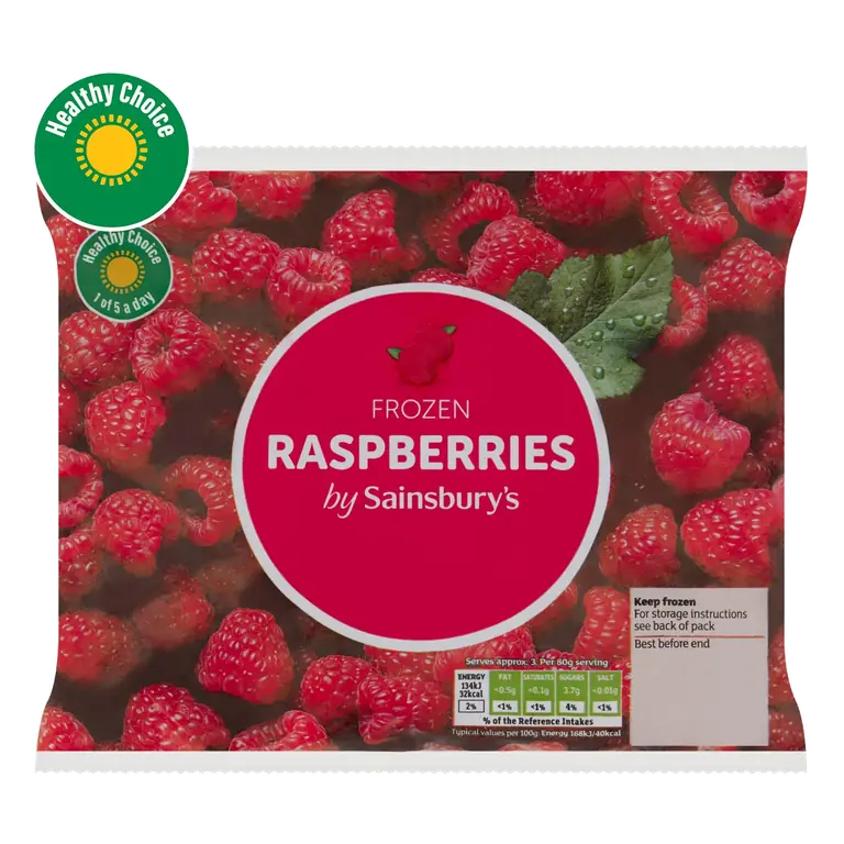315g Frozen Raspberries