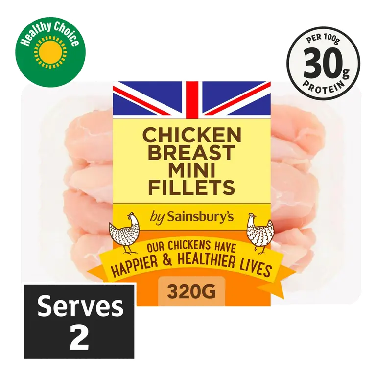 320g British Fresh Chicken Breast Mini Fillets