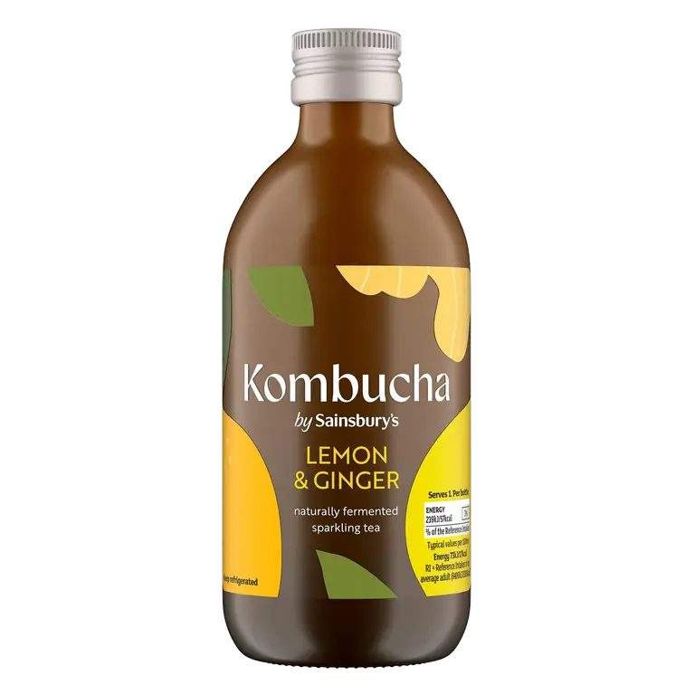330ml Ginger & Lemon Kombucha