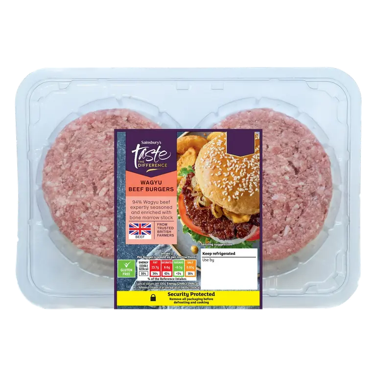 340g British Wagyu Beef Burger, Taste the Difference