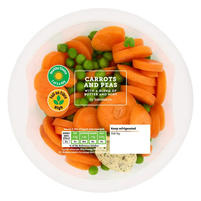 350g Carrots & Peas