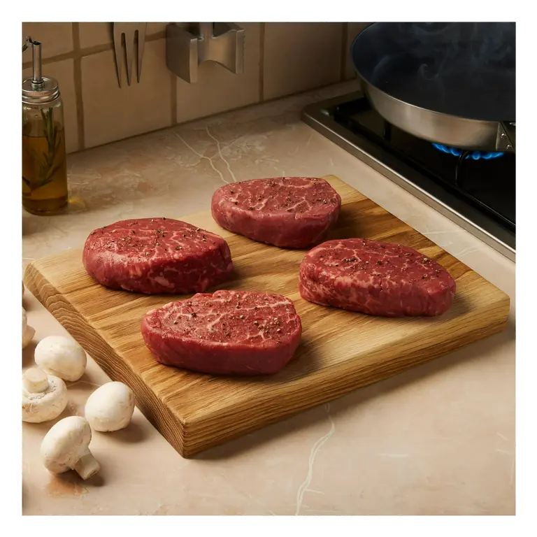 4 x 245g Aberdeen Angus Thick Cut Fillet Steaks, Taste the Difference