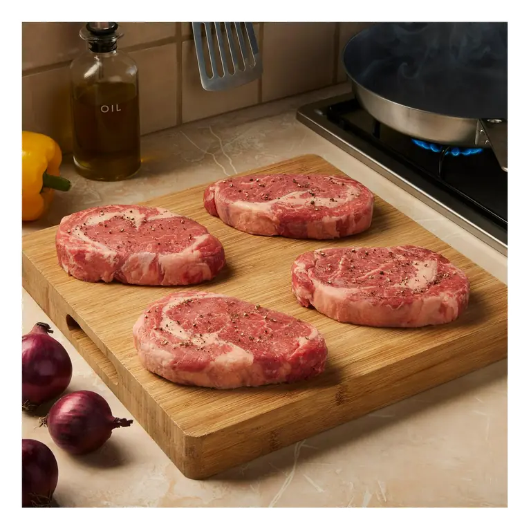 4 x 285g Aberdeen Angus Ribeye Steaks, Taste the Difference