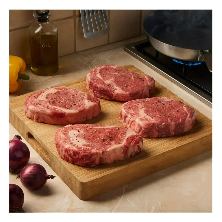 4 x 400g Aberdeen Angus Thick Cut Ribeye Steaks, Taste the Difference