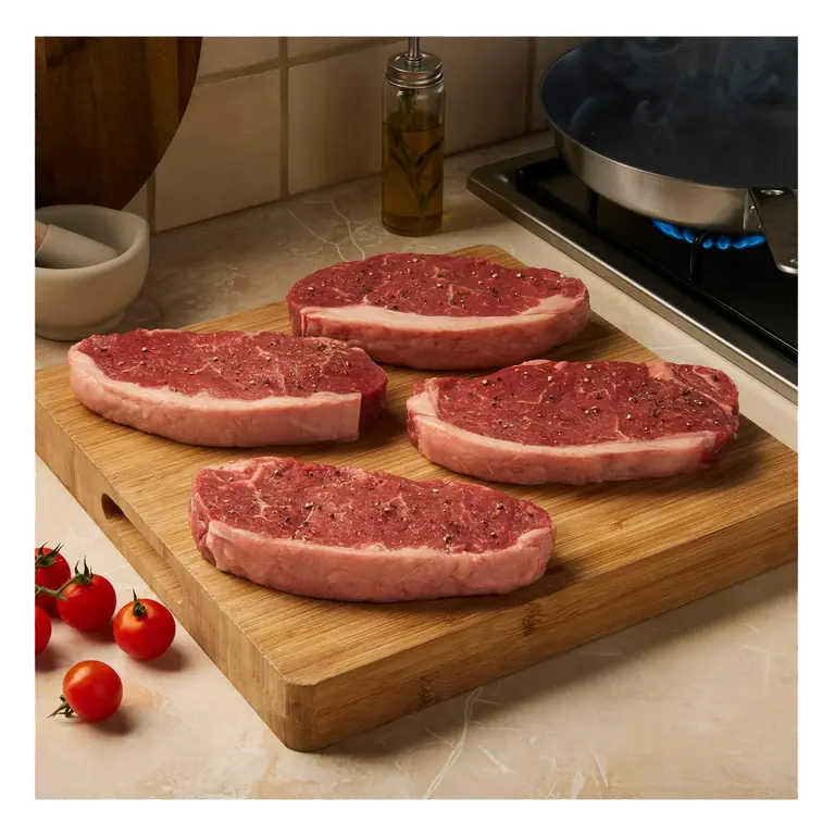 4 x 400g Aberdeen Angus Thick Cut Sirloin Steaks, Taste the Difference