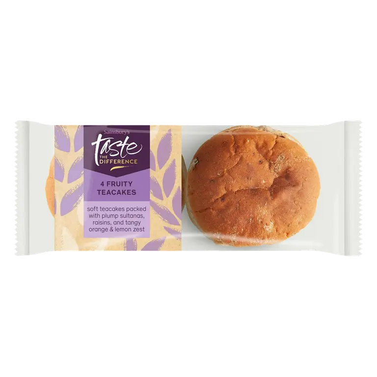4 x Fruity Teacake, Taste the Difference 360g