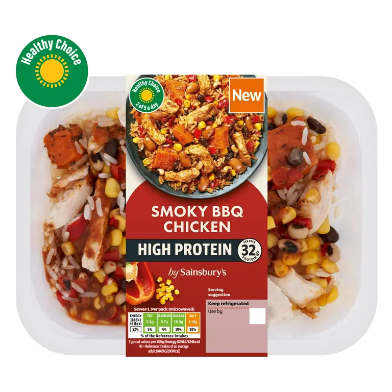 400g High Protein Smoky BBQ Chicken