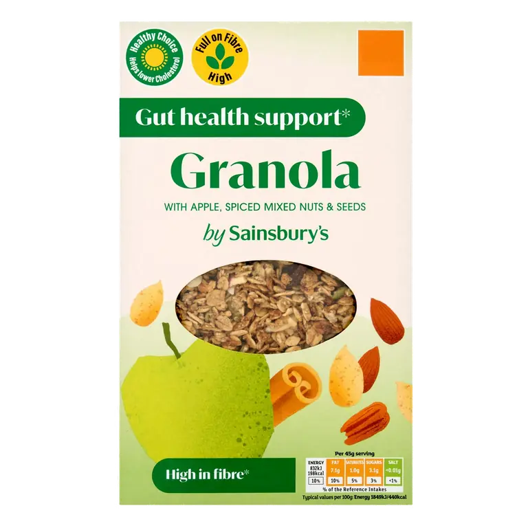 400g Spiced Mixed Nuts & Seeds with Apple Granola