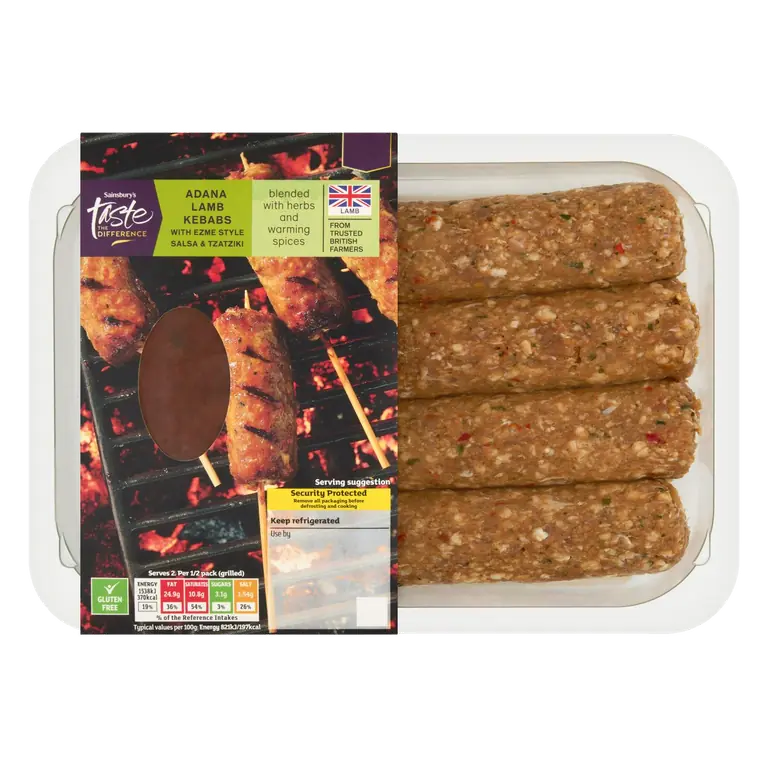 400g Tzatziki & Ezme Sa Adana Kebab, Taste the Difference