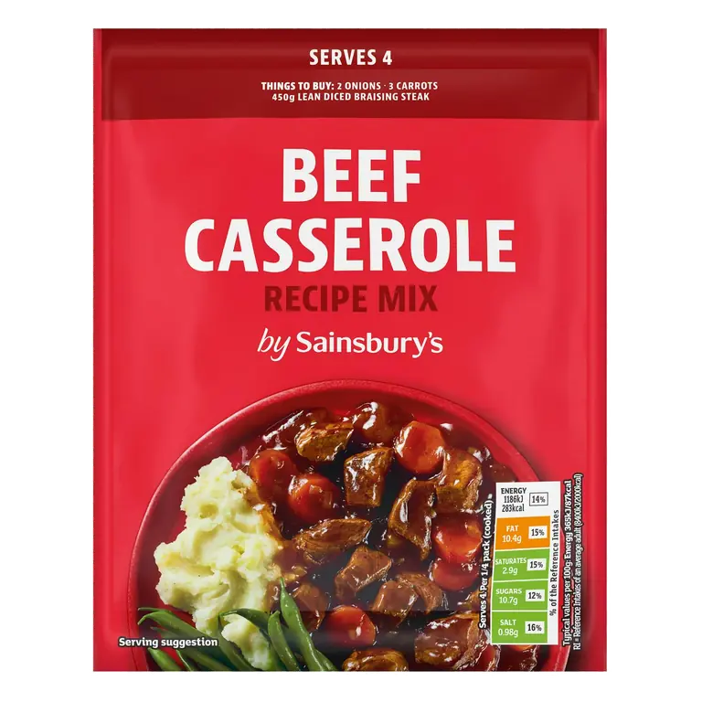 40g Beef Casserole Recipe Mix