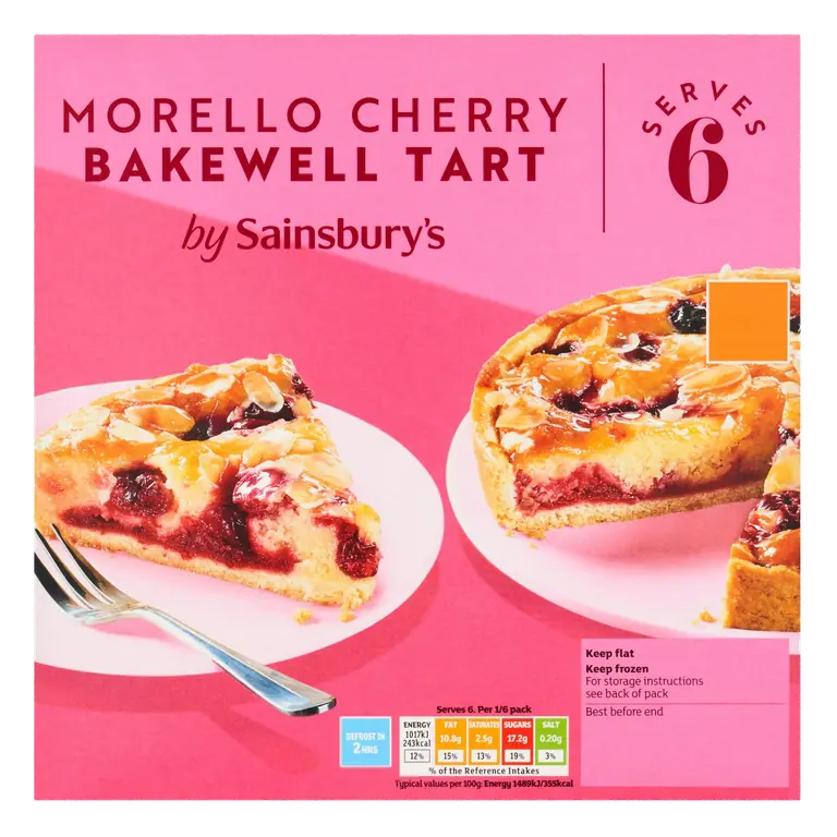 410g Morello Cherry Bakewell Tart