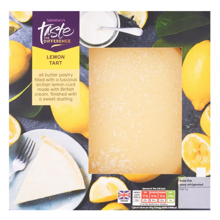 460g Sicilian Lemon Tart, Taste the Difference