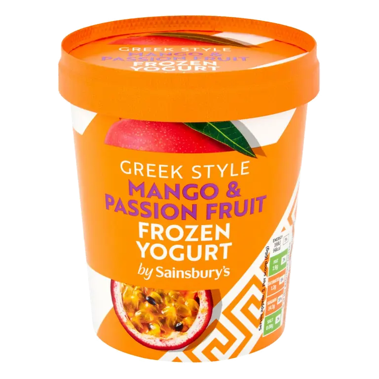 480ml Greek Style Mango & Passion Fruit Frozen Yogurt
