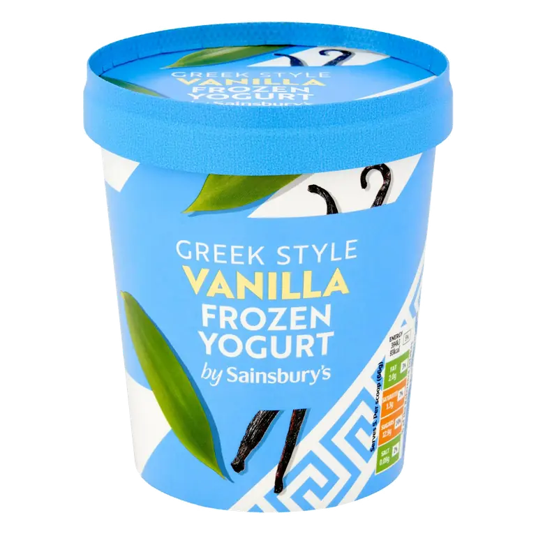 480ml Greek Style Vanilla Frozen Yogurt