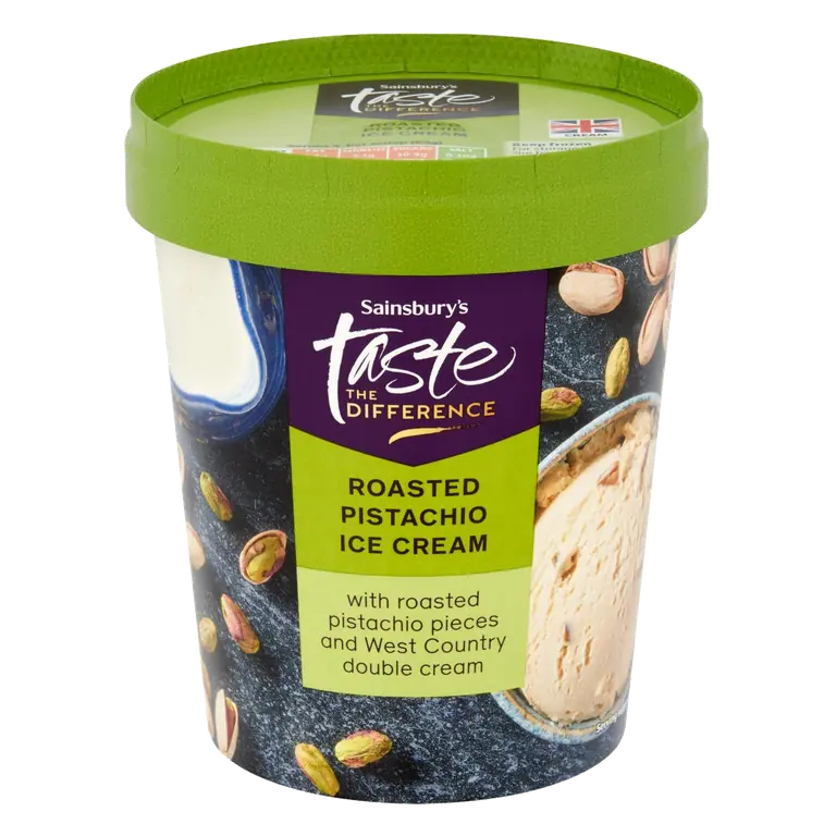480ml Roasted Pistachio Ice Cream, Taste the Difference