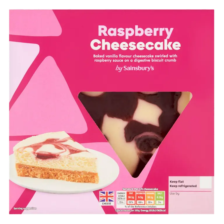 500g Raspberry Cheesecake Dessert