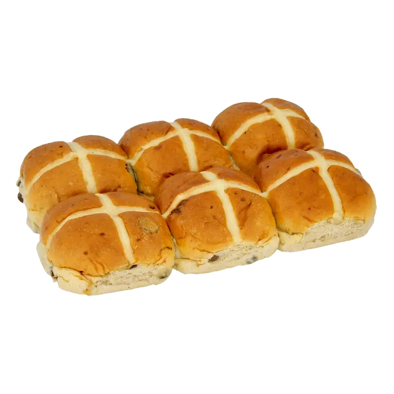 6 x Hot Cross Buns