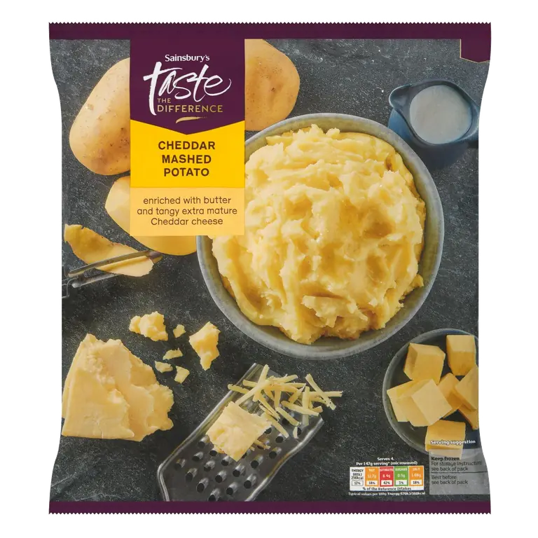 600g Cheddar Mashed Potato, Taste the Difference