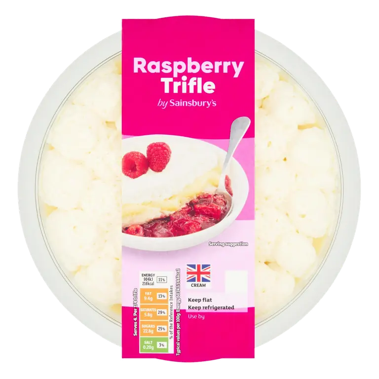 600g Raspberry Trifle Dessert