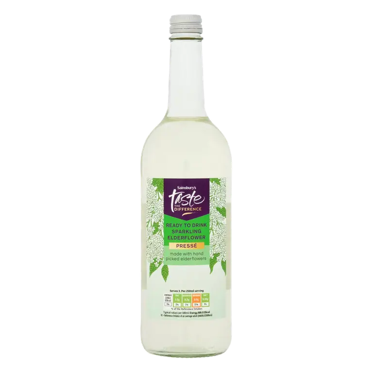 750ml Elderflower Presse Bottle, Taste the Difference