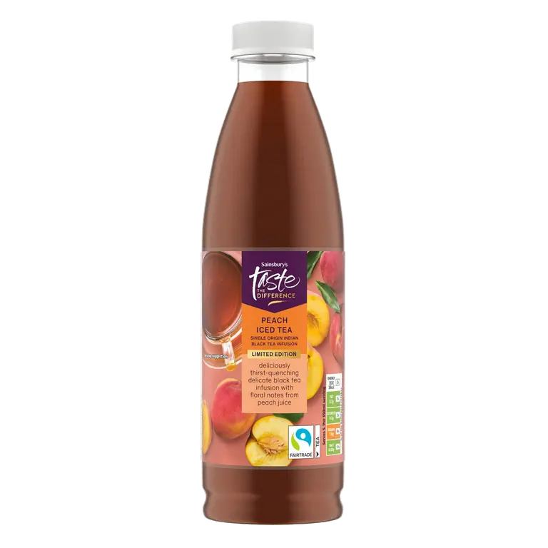 750ml Peach Iced Tea, Taste the Difference, Limited Edition
