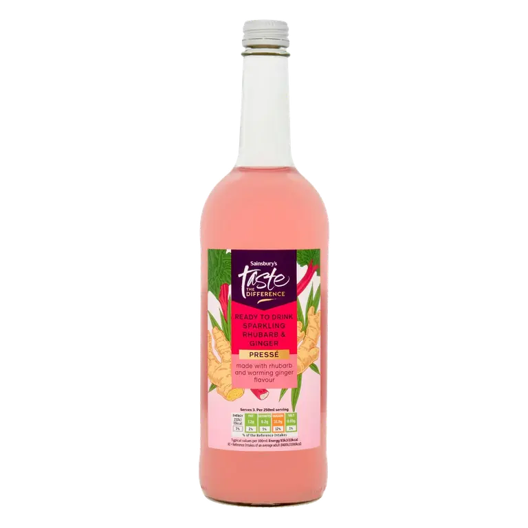 750ml Rhubarb Bottle, Taste the Difference