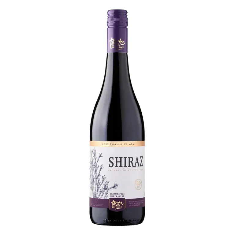 75cl De-alcoholised Shiraz Red Wine, Taste the Difference