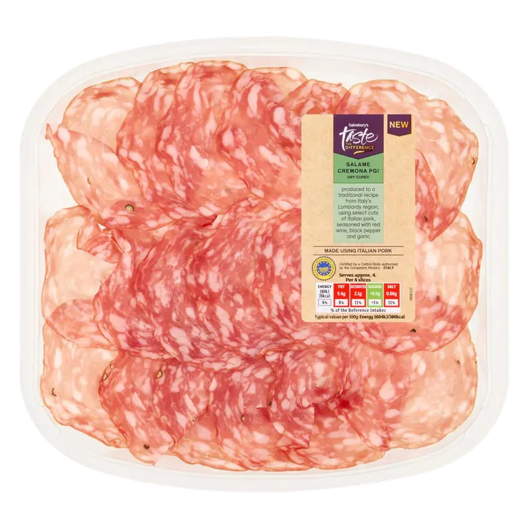 80g Salami Cremona, Taste the Difference